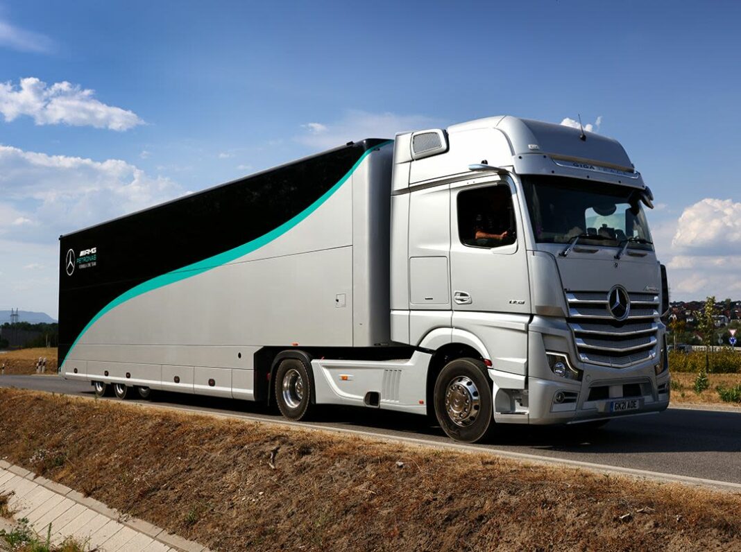 Mercedes-Benz Actros poháňaný bioplaivom