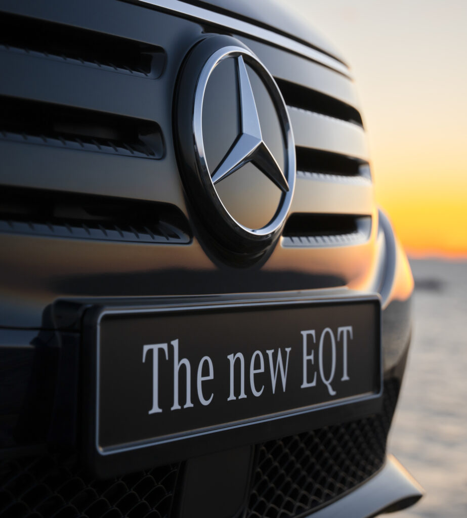 Predná maska modelu Mercedes-Benz EQT