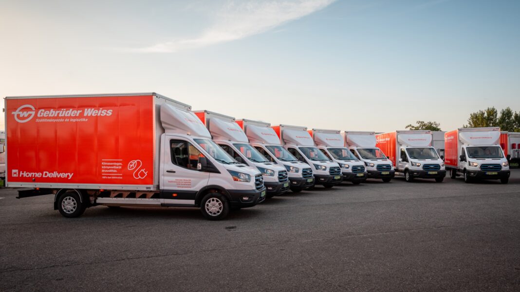 Gebrüder Weiss elektrická flotila Budapešť