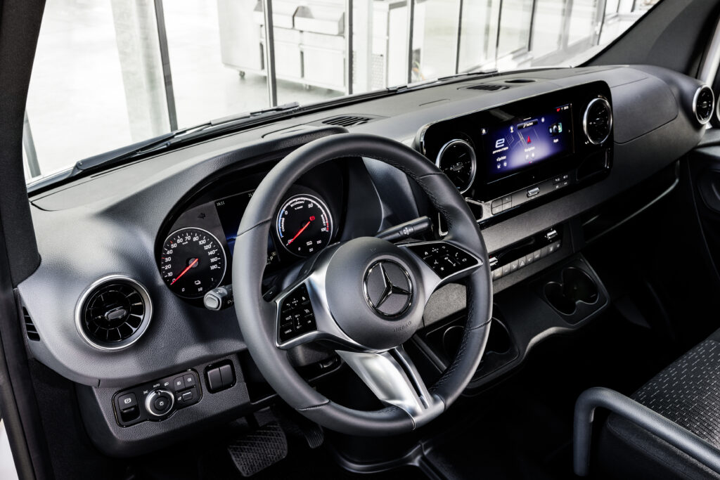 interiér modelu Mercedes-Benz eSprinter 2024