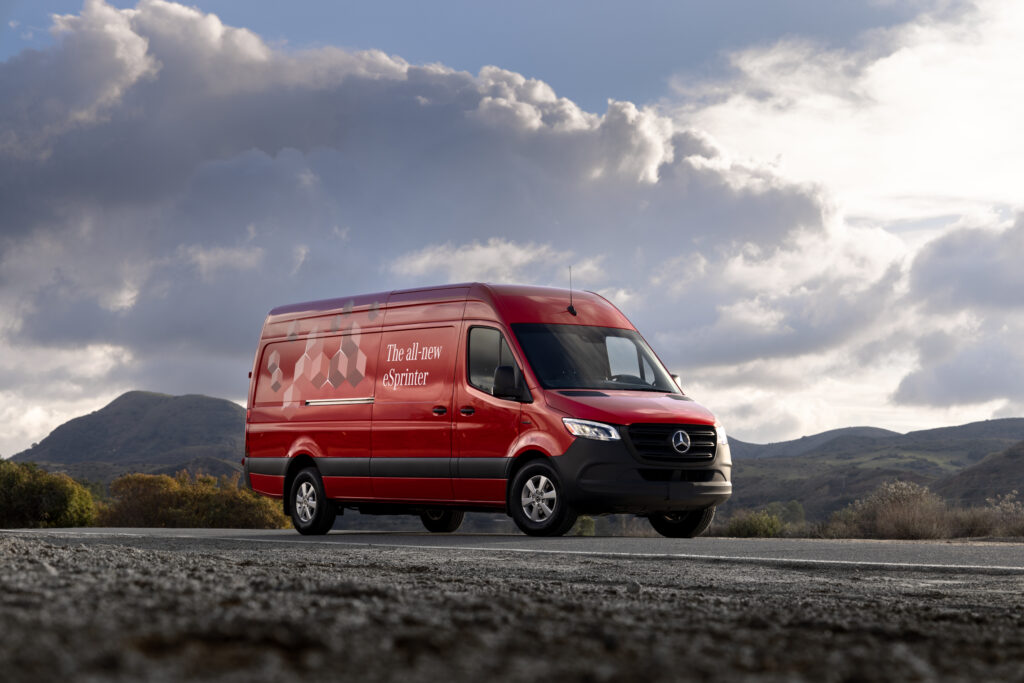 eSprinter 2024 novinárska prmiéra v Kalifornii