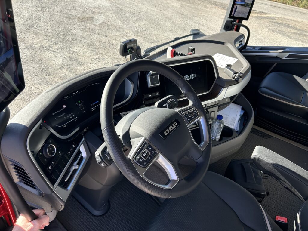 Interiér modernizovaného radu DAF XF