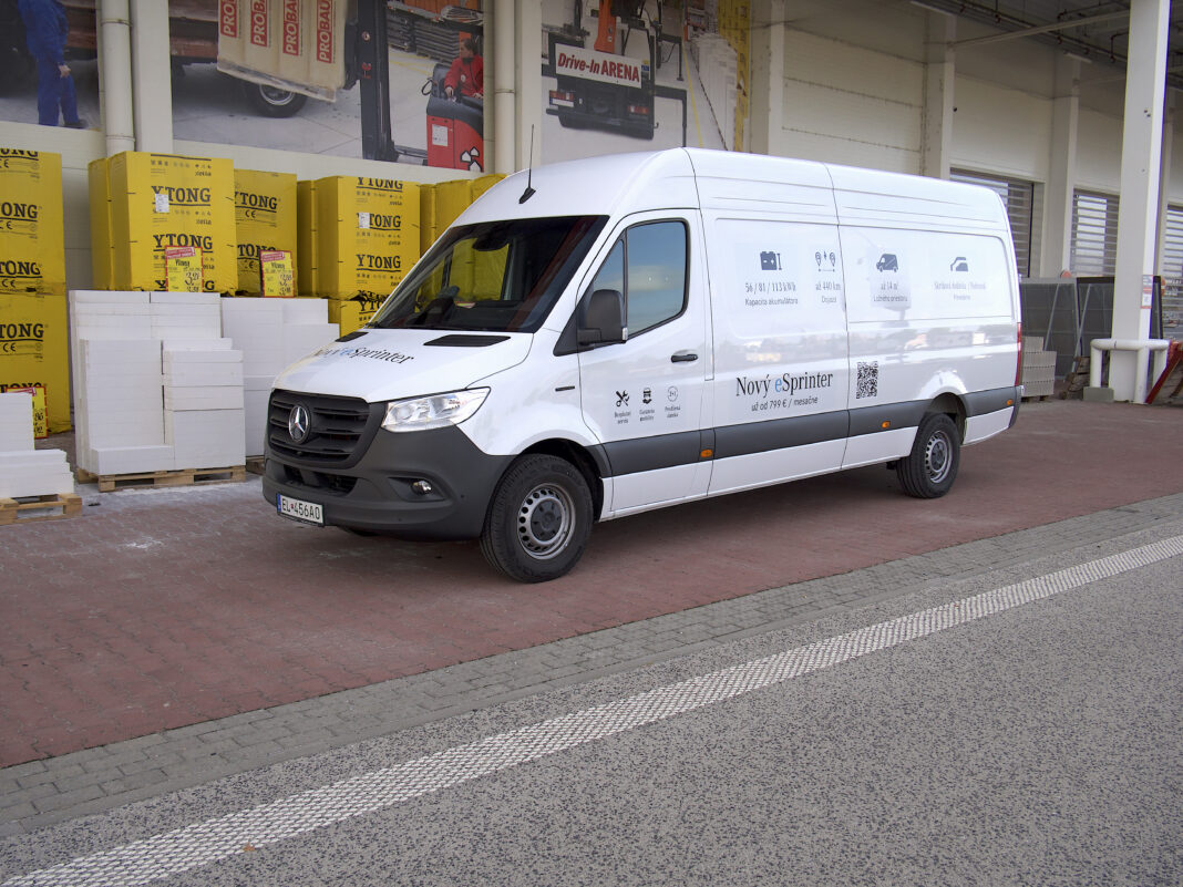 Mercedes-Benz eSprinter druhej generácie.