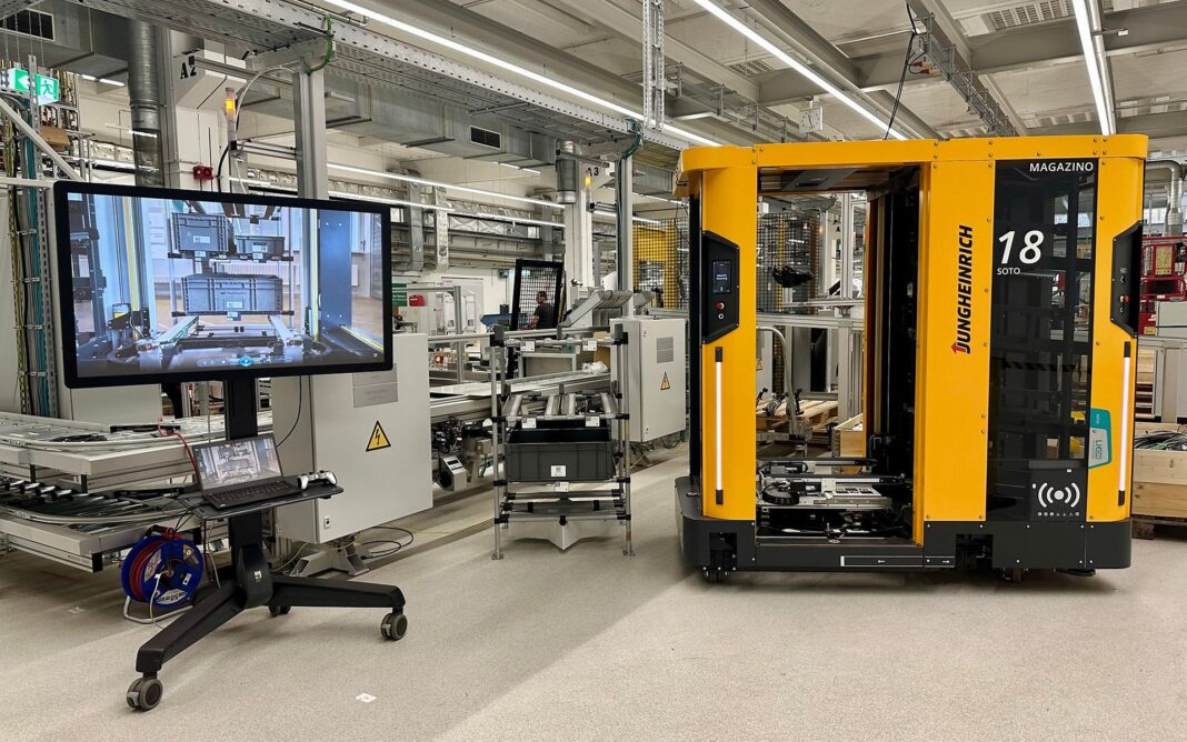 Robot Soto v skladoch Jungheinrich