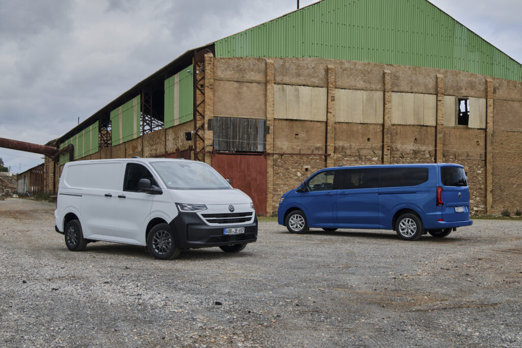 VW Transporter a VW Caravelle