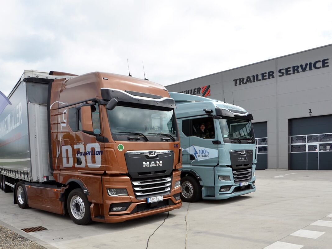 MAN D30 Power Lion a eTGX v Kútnikoch počas Roadshow 2025
