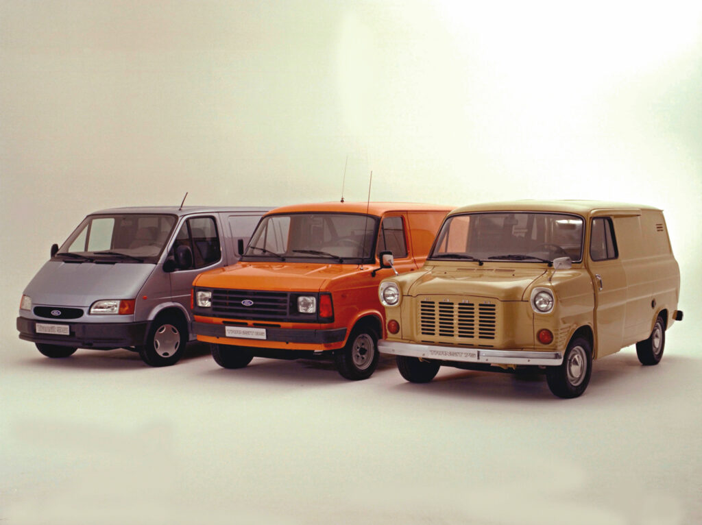 Tri generácie modelu Ford Transit