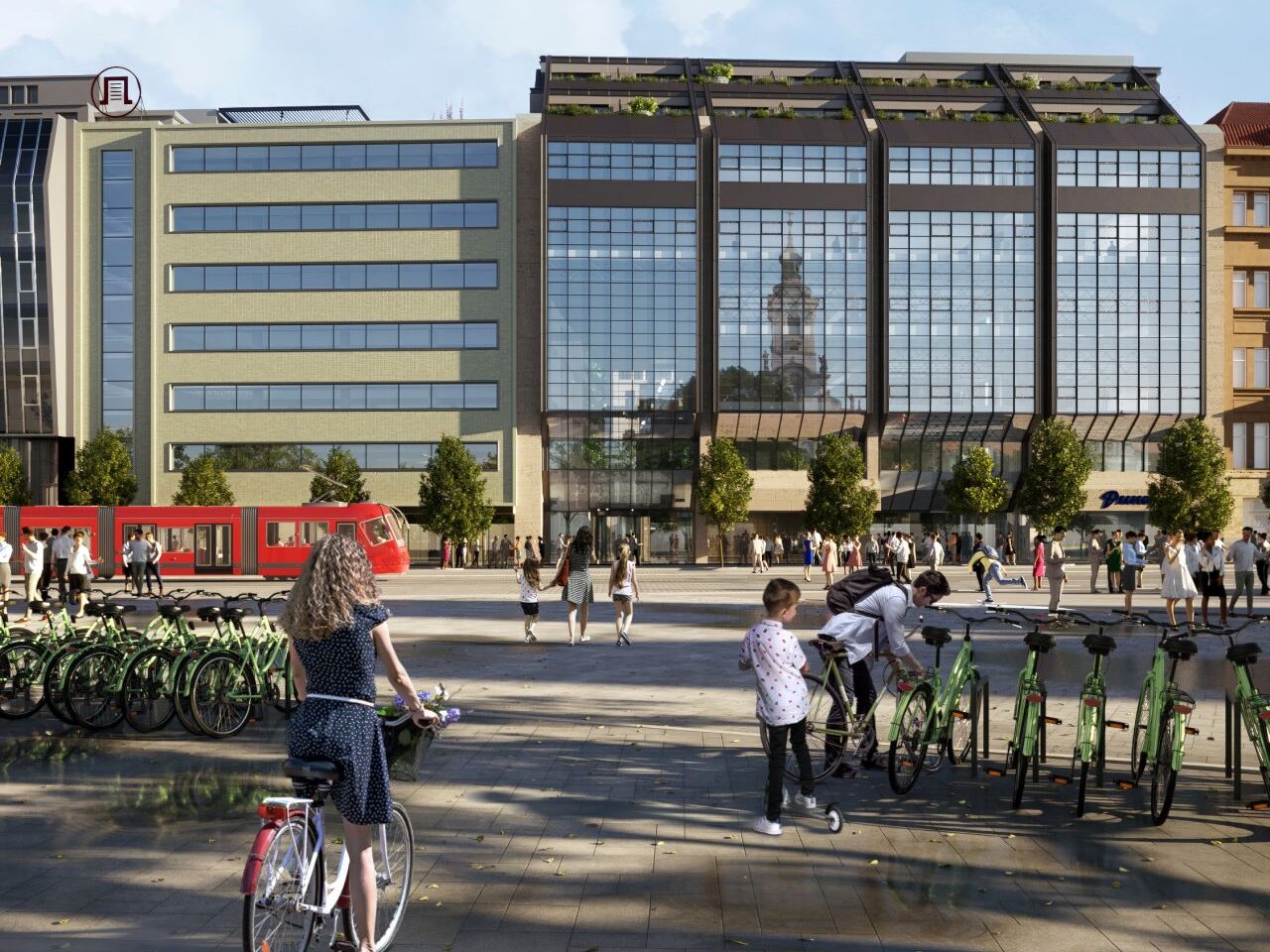 Coworking Clubco na námestí SNP v Bratislave