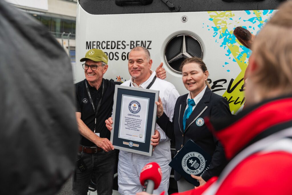 eActros 600 šoféroval dôstojník nemeckej armády