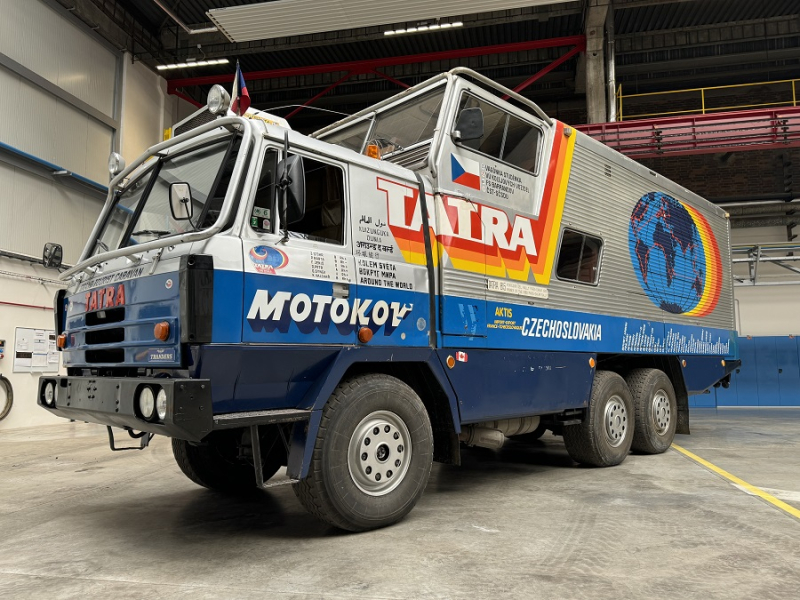 Táto Tatra T 815 vyrazila svojho času na cestu okolo sveta
