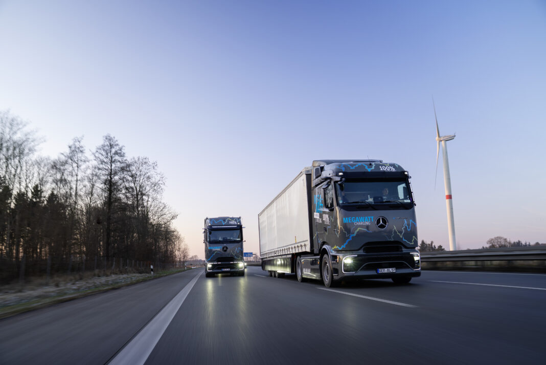 Prvé praktické testy pre megawattové nabíjanie kamiónov