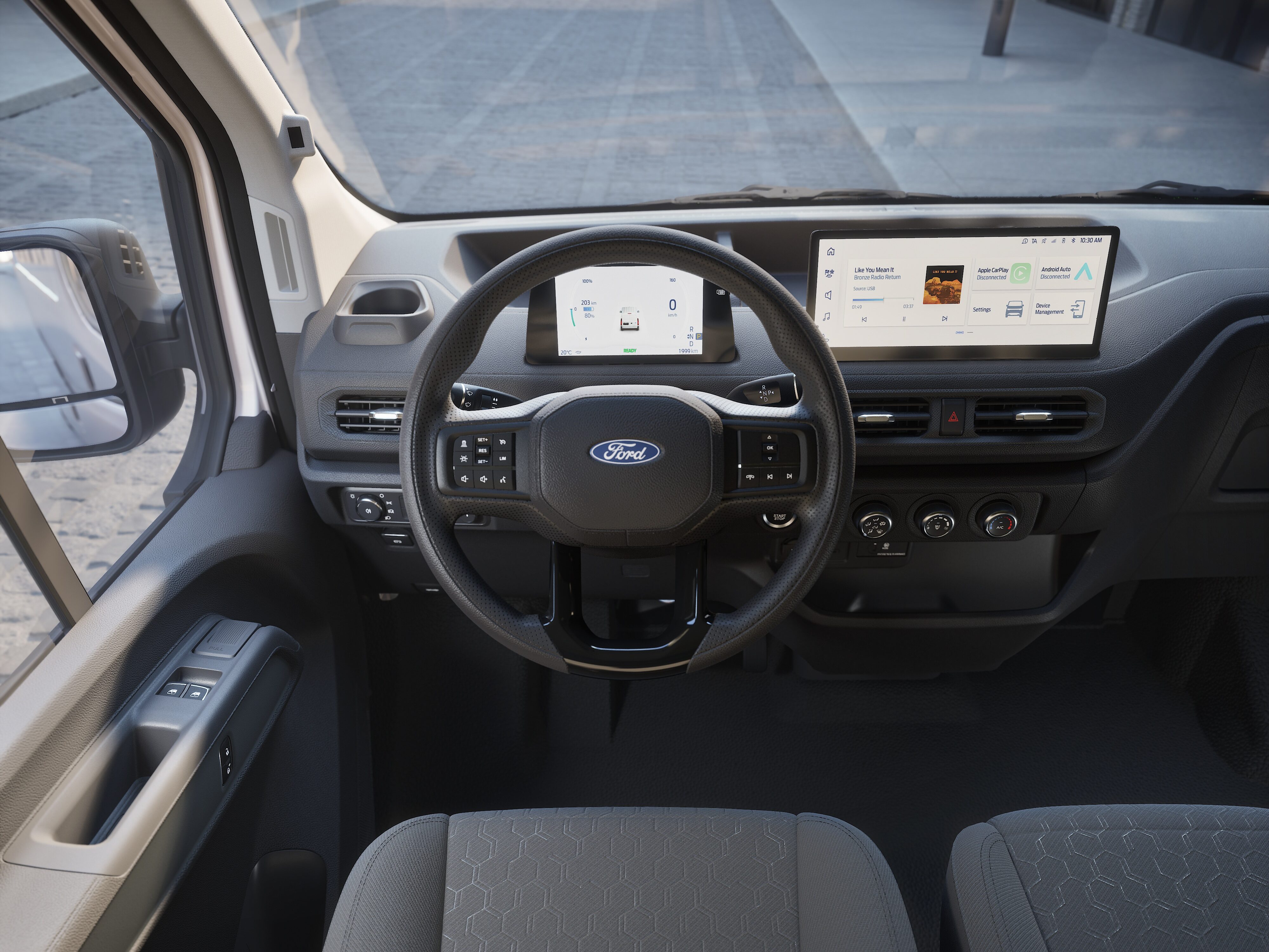 Interiér v novinke Ford Transit City