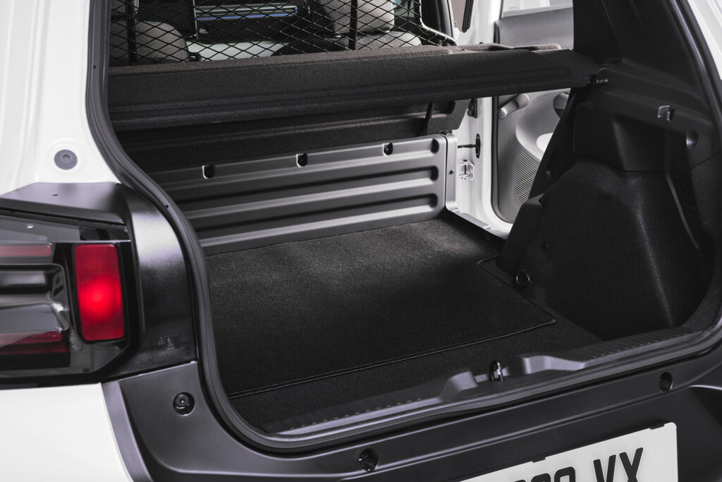 Nákladový priestor v novinke Citroen C3 Van je kompaktný