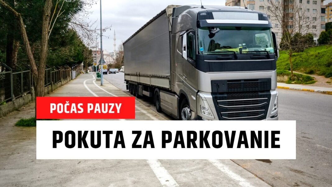 Vodiči kamiónov čelia takýmto situáciám denne. Parkovať poćas povinnej prestávky nie je kde.