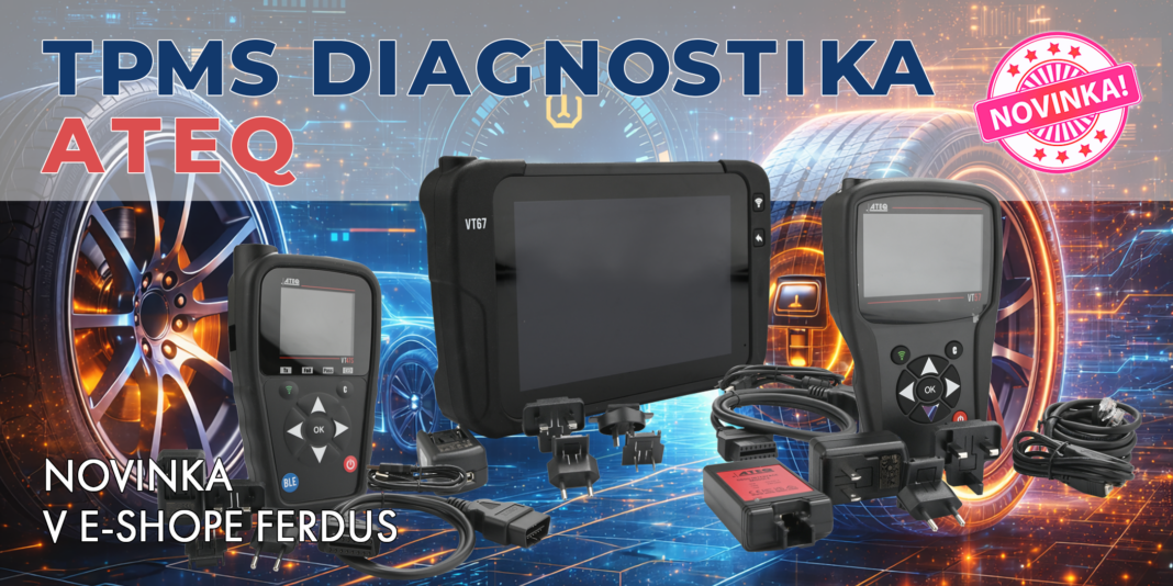 Do ponuky zaradila tri diagnostické sety ATEQ VT47, V57 a V67 a zároveň tri varianty univerzálnych TPMS senzorov s ventilmi