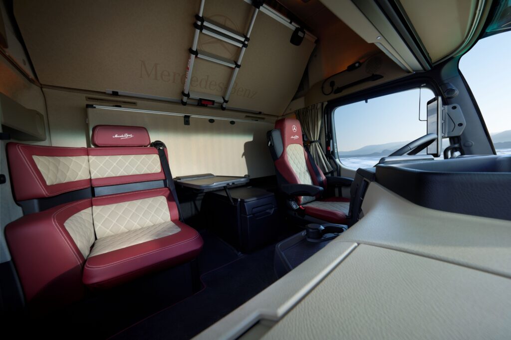 Kabína limitovanej edície Actros 130 rokov