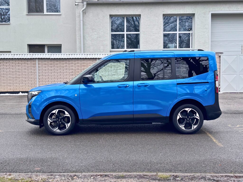 Ford E-Transit Courier počas redakčného testu